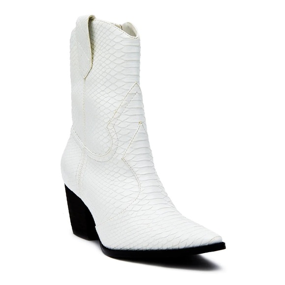 Matisse BAMBI WESTERN BOOT White cowboy boots Size 8 - Picture 1 of 4